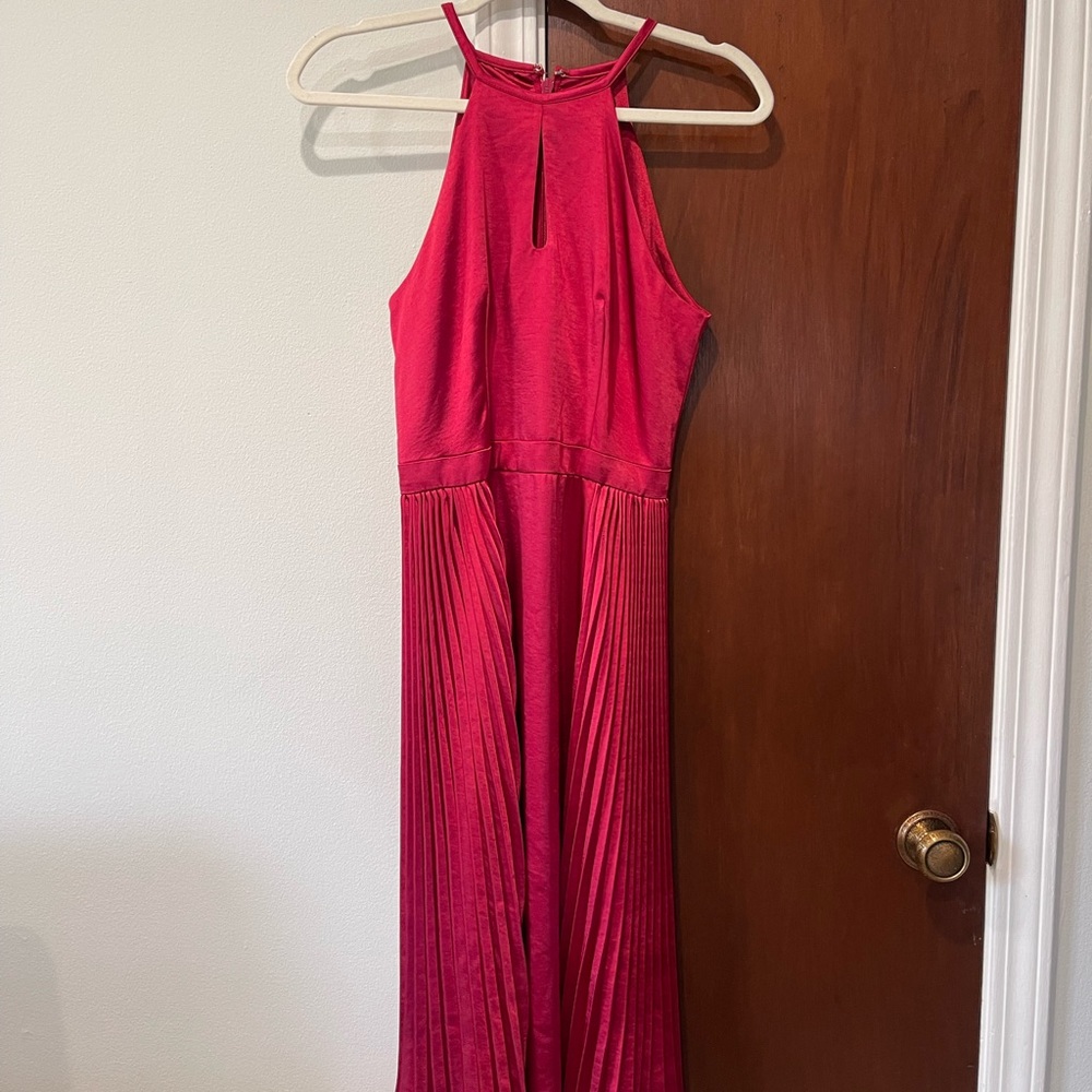 Chi Chi London red midi dress